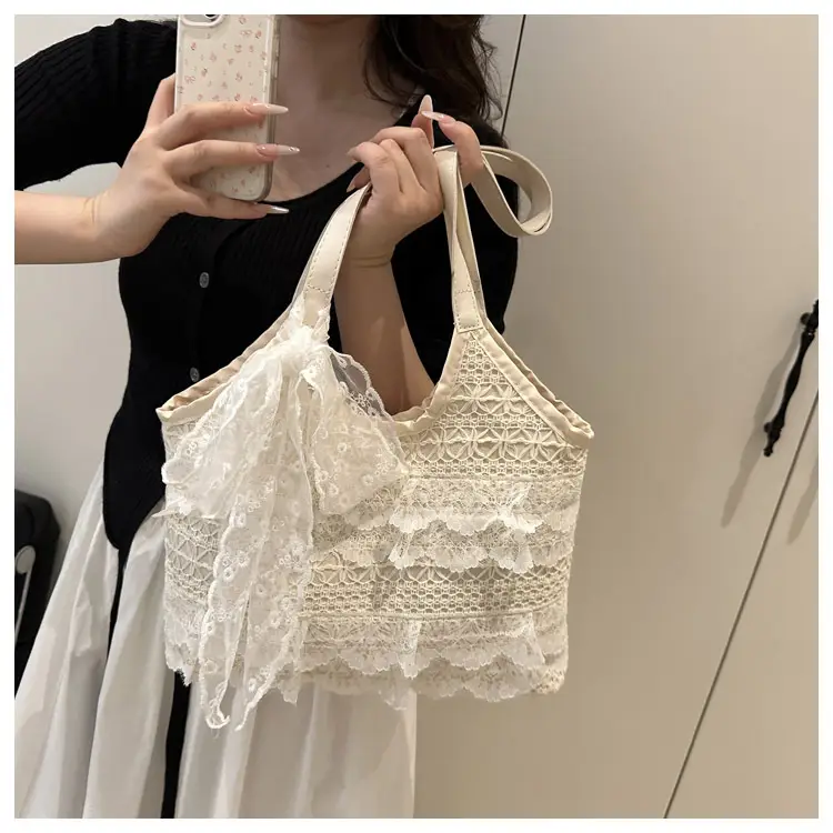 Fairy Lace Hollow Beach Bag Large Capacity — feature 15