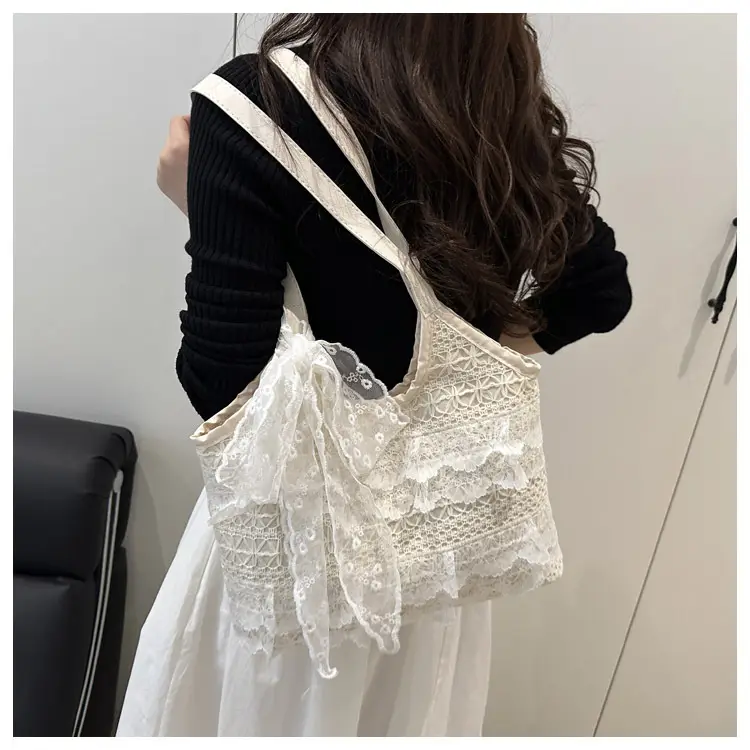 Fairy Lace Hollow Beach Bag Large Capacity — feature 18