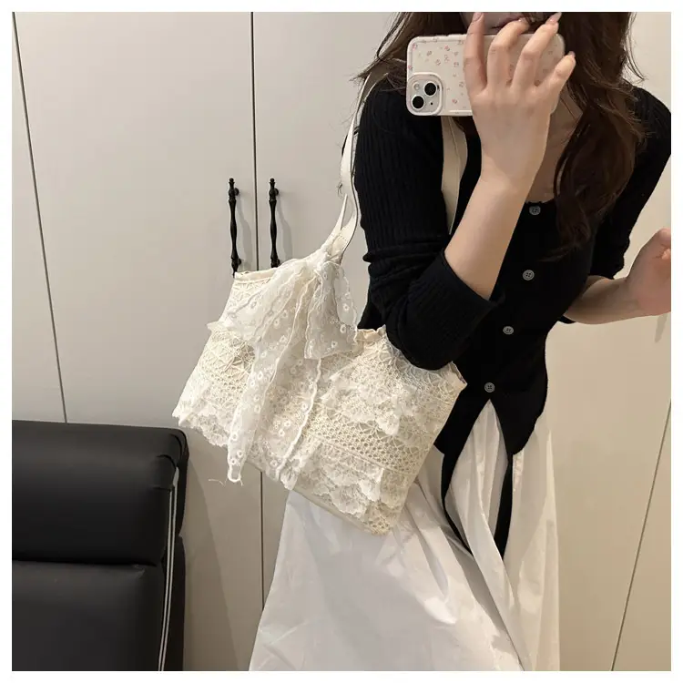 Fairy Lace Hollow Beach Bag Large Capacity — feature 19