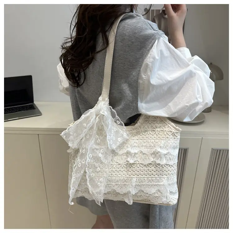 Fairy Lace Hollow Beach Bag Large Capacity — feature 21