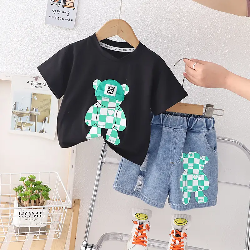 2025 Boys 2-Piece Casual T-Shirt Shorts Set — feature 2