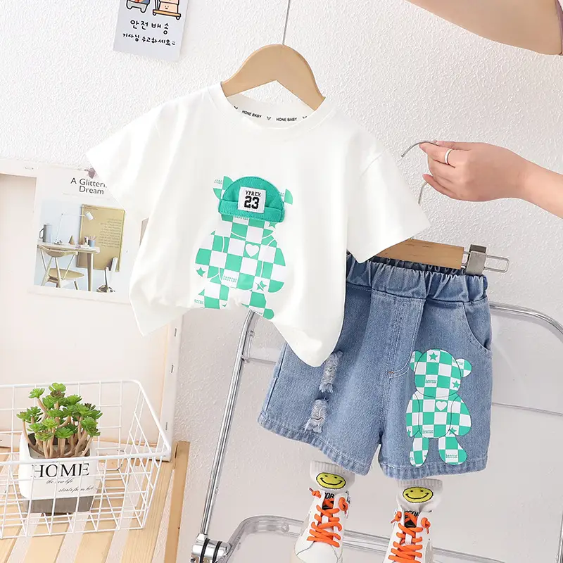 2025 Boys 2-Piece Casual T-Shirt Shorts Set — feature 3