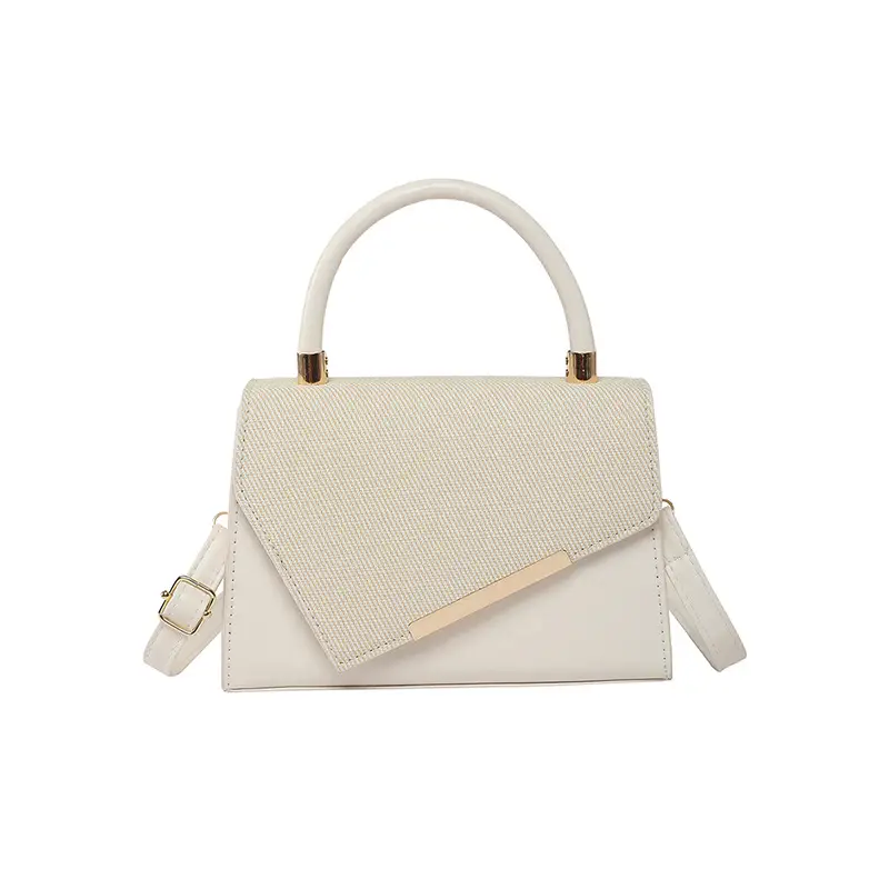 Green Textured Square Handbag for Women 2025