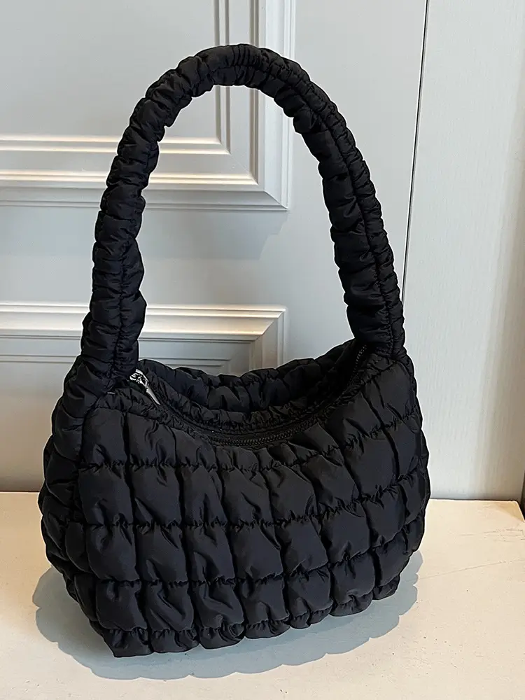 Korean Style Bubble Cloud Bag for Women Yellow - Image 6