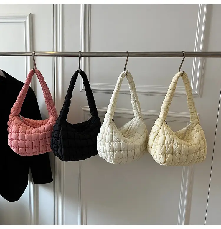 Korean Style Bubble Cloud Bag for Women Yellow — feature 15