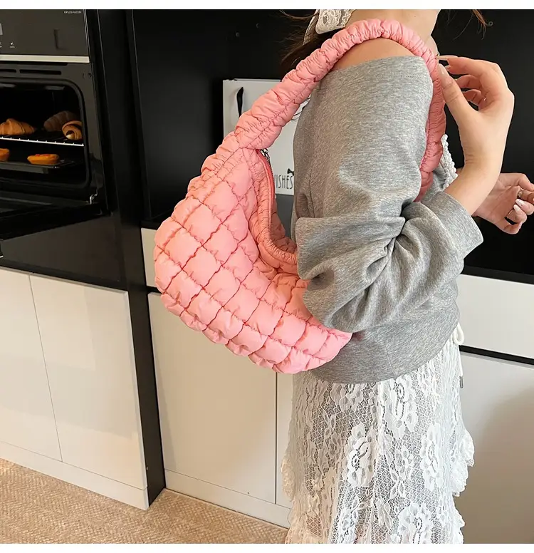 Korean Style Bubble Cloud Bag for Women Yellow — feature 16