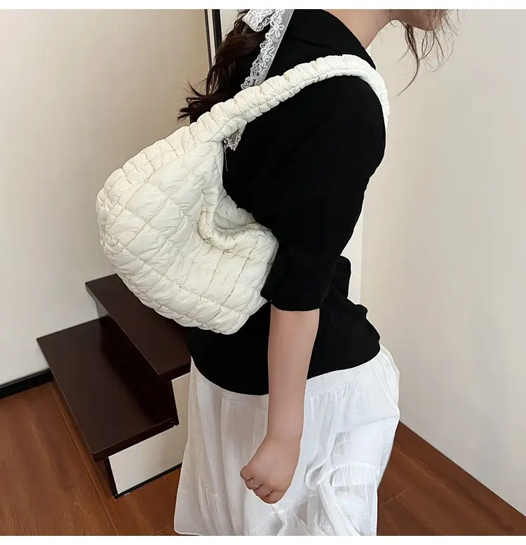Korean Style Bubble Cloud Bag for Women Yellow — feature 22