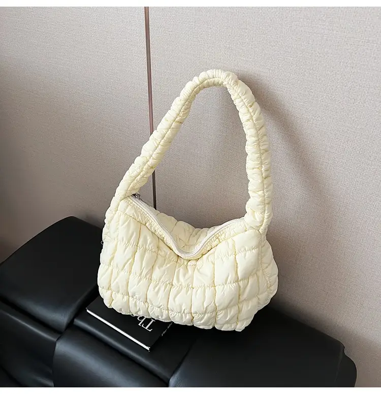 Korean Style Bubble Cloud Bag for Women Yellow — feature 25