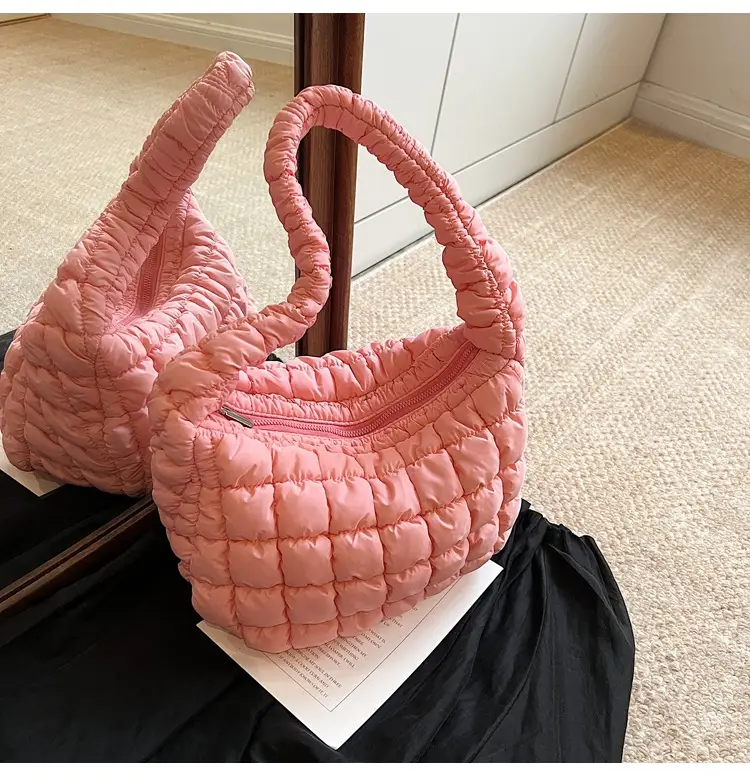 Korean Style Bubble Cloud Bag for Women Yellow — feature 27