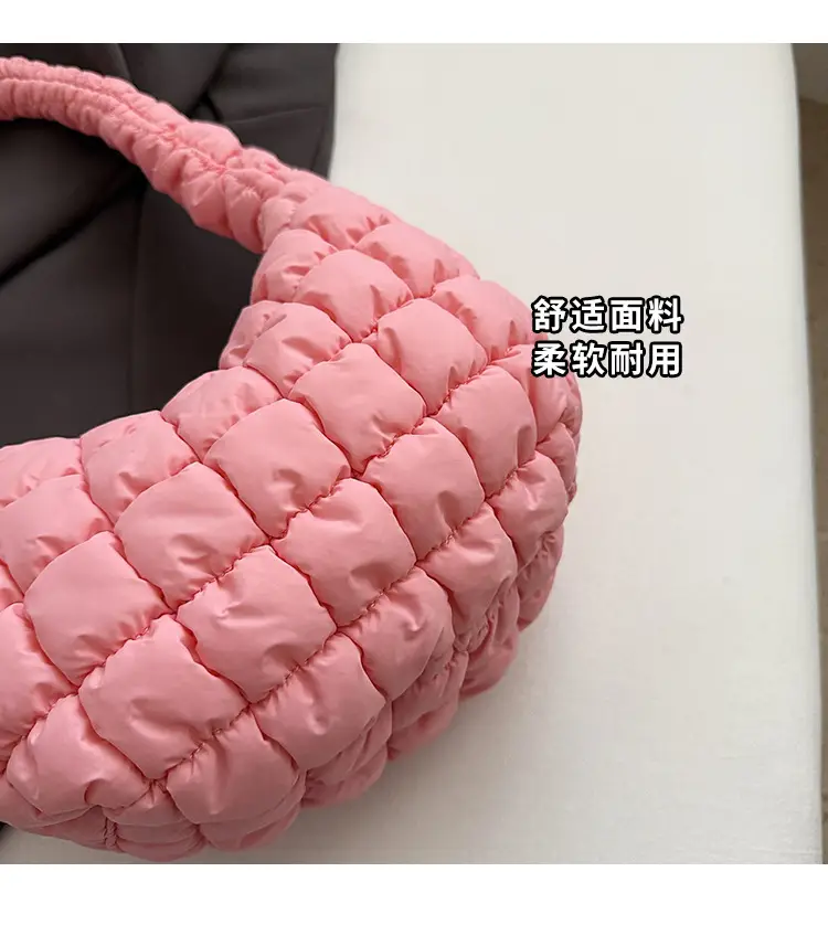 Korean Style Bubble Cloud Bag for Women Yellow — feature 6