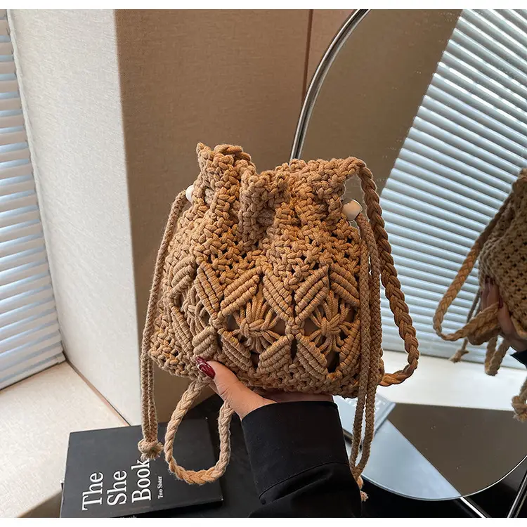 Women's Braided Straw Crossbody Bag Tan 2025 — feature 15
