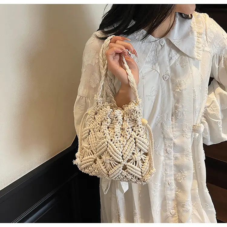 Women's Braided Straw Crossbody Bag Tan 2025 — feature 16