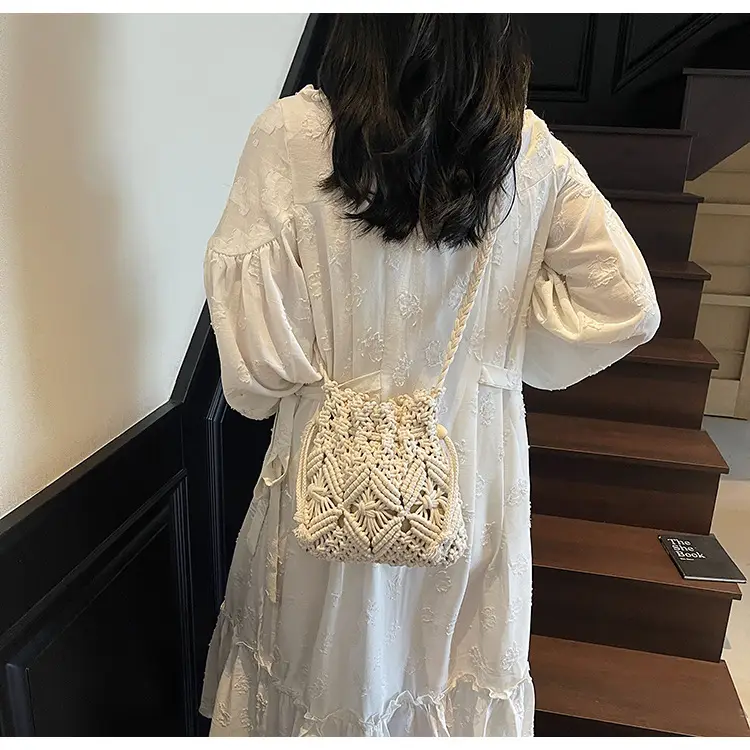 Women's Braided Straw Crossbody Bag Tan 2025 — feature 18
