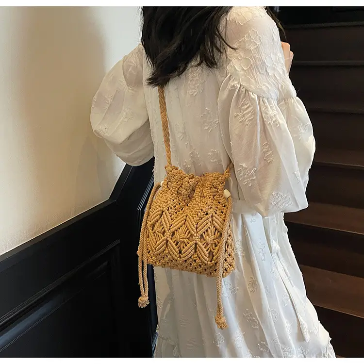 Women's Braided Straw Crossbody Bag Tan 2025 — feature 21
