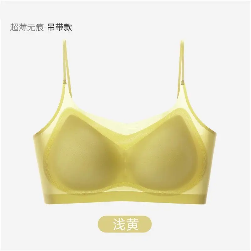 Ultra-Thin Ice Silk Push-Up Vest Bra Large Size - Image 5