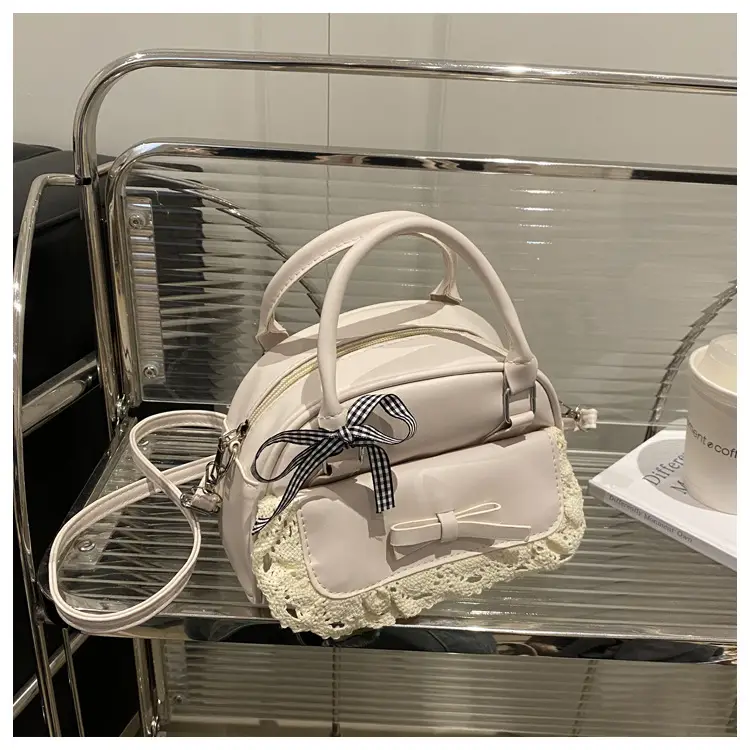 Light Blue Lace Stitching Women's Shoulder Crossbody Bag — feature 12