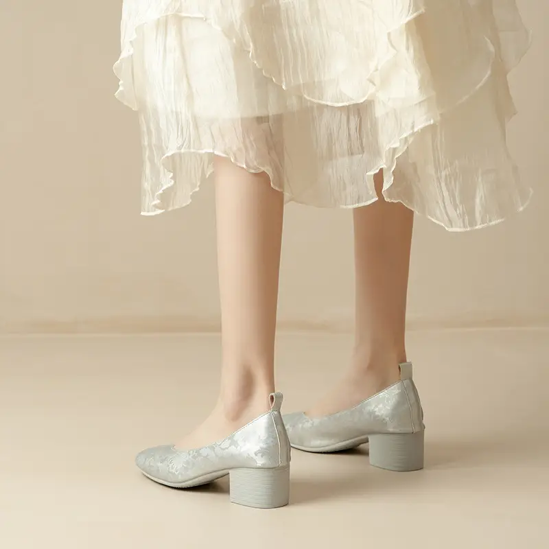 2025 Women's Square Toe Granny Flats with Soft Sole - Image 14