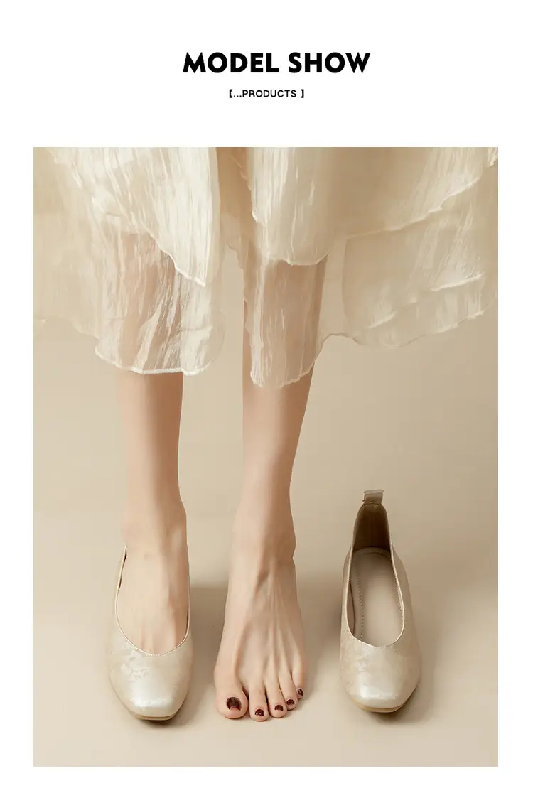 2025 Women's Square Toe Granny Flats with Soft Sole — feature 16
