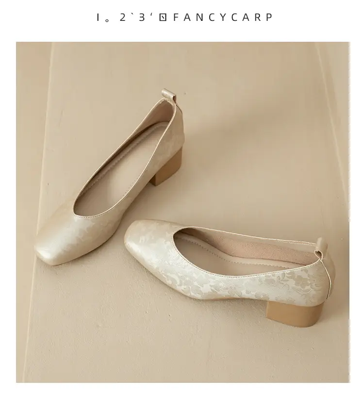 2025 Women's Square Toe Granny Flats with Soft Sole — feature 22