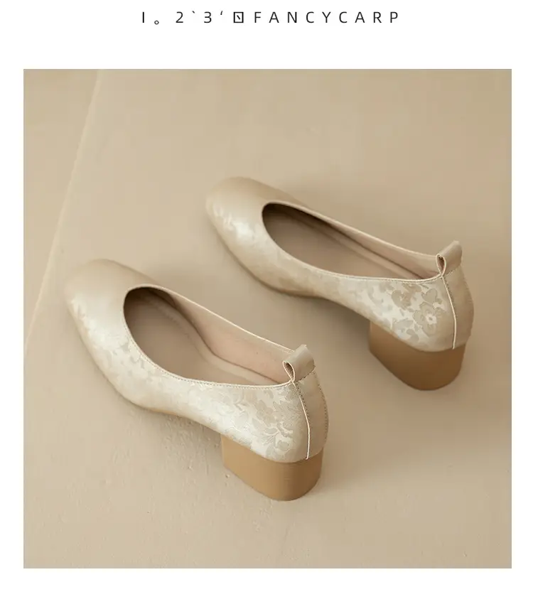 2025 Women's Square Toe Granny Flats with Soft Sole — feature 23
