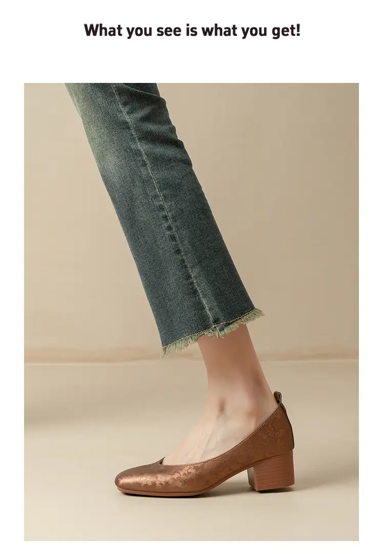 2025 Women's Square Toe Granny Flats with Soft Sole — feature 26