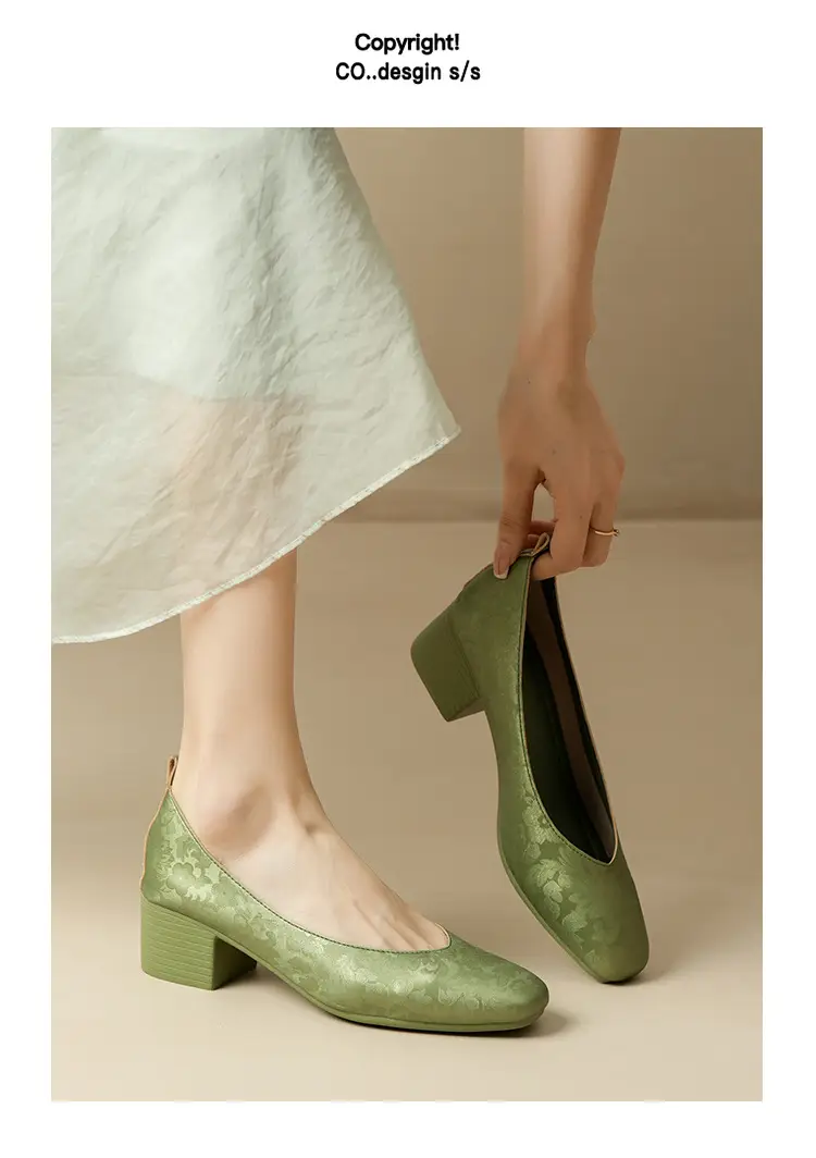 2025 Women's Square Toe Granny Flats with Soft Sole — feature 39