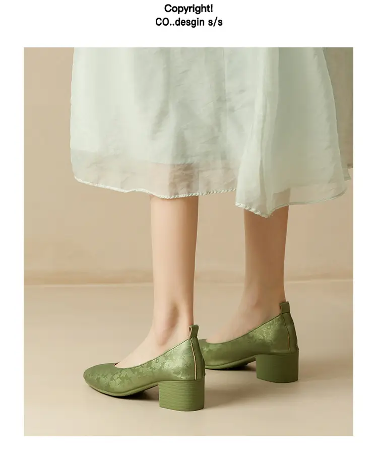 2025 Women's Square Toe Granny Flats with Soft Sole — feature 42
