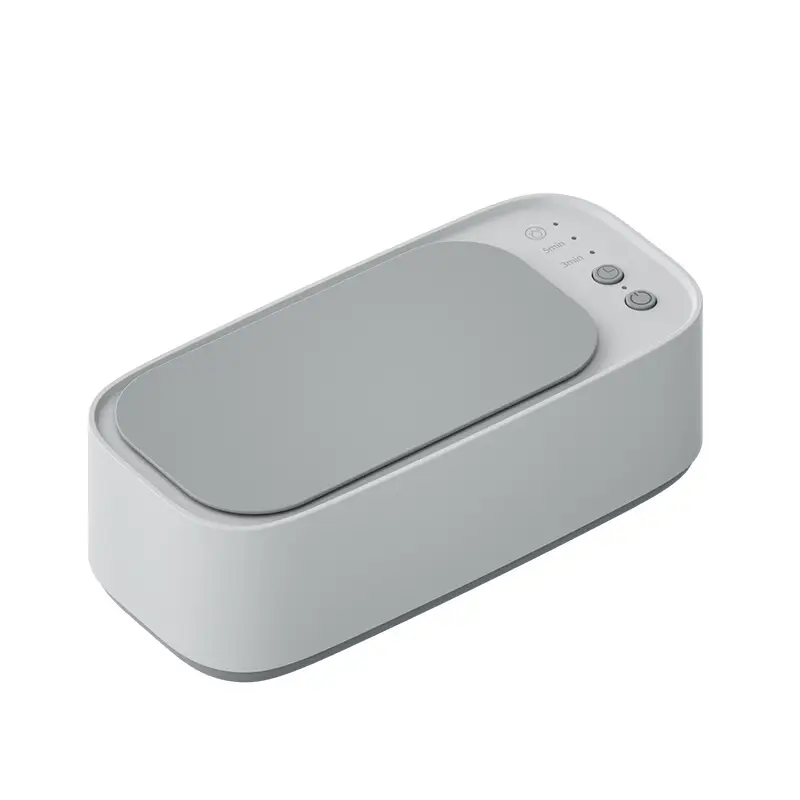 Portable Ultrasonic Jewelry Cleaning Machine Silver - Image 8