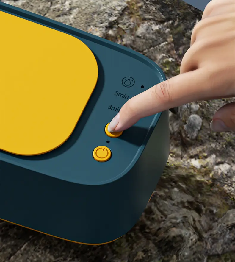 Portable Ultrasonic Jewelry Cleaning Machine Silver β feature 11