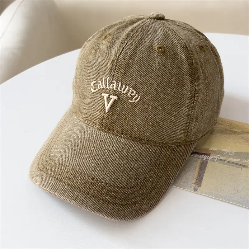 Retro Japanese Sun Hat Distressed Embroidery Women's - Image 2