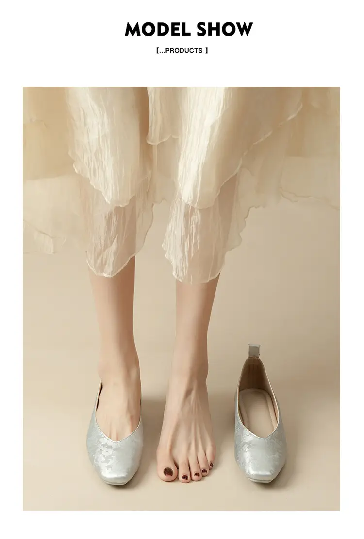 French Retro Single-layer Shoes All-match Korean Style Low Heel Shoes Artistic New Chinese Style Style Square Toe Soft Leather Milk Shoes — feature 44