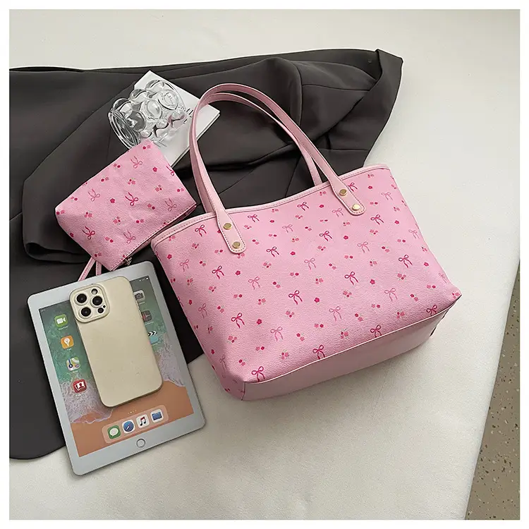 Women Crossbody Bag Cherry Print Large Capacity — feature 14
