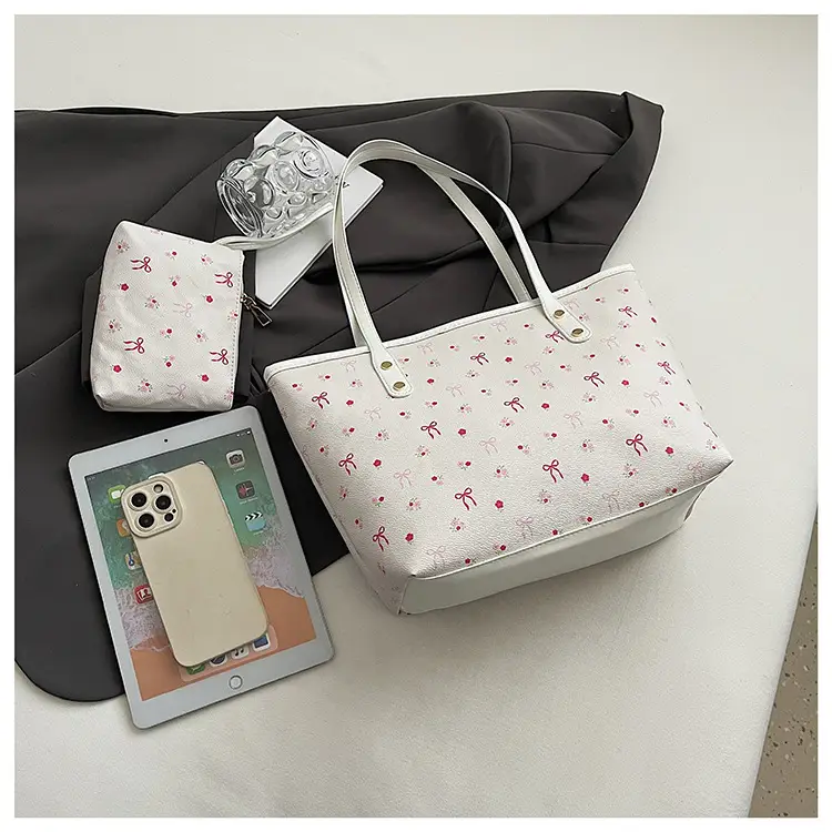 Women Crossbody Bag Cherry Print Large Capacity — feature 17