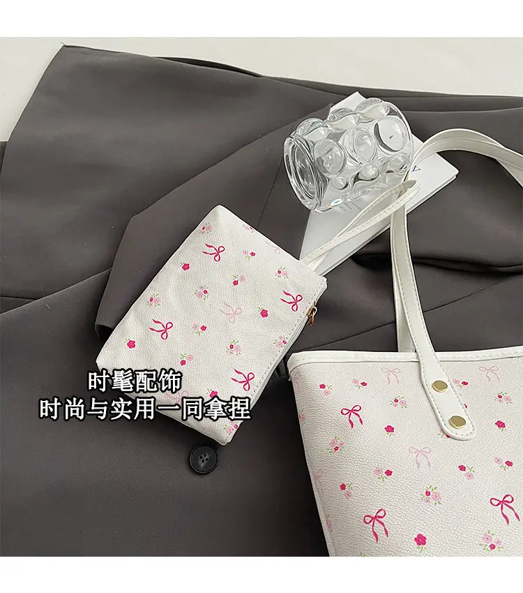 Women Crossbody Bag Cherry Print Large Capacity — feature 4