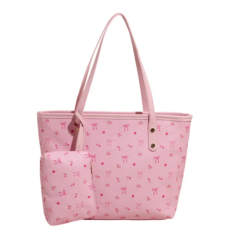 Women Crossbody Bag Cherry Print Large Capacity