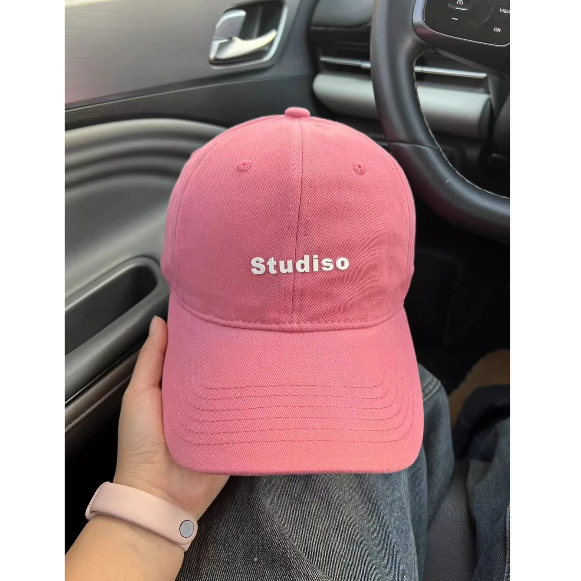 Women Maroon Embroidered Baseball Cap 2025 - Image 9