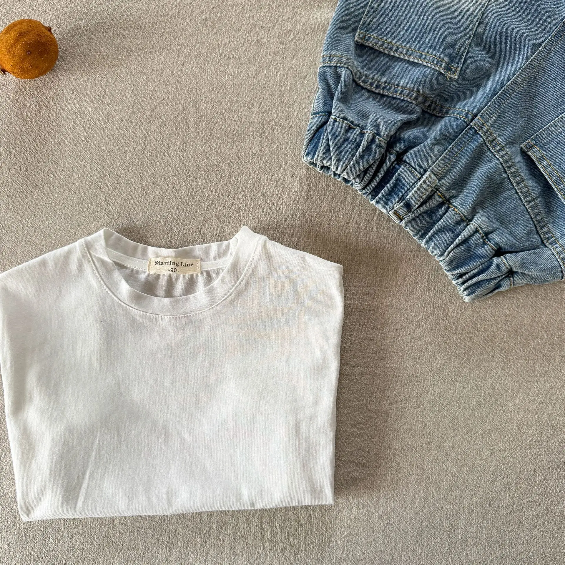 White Cotton Short Sleeve T-Shirt for Kids 2025 — feature 13