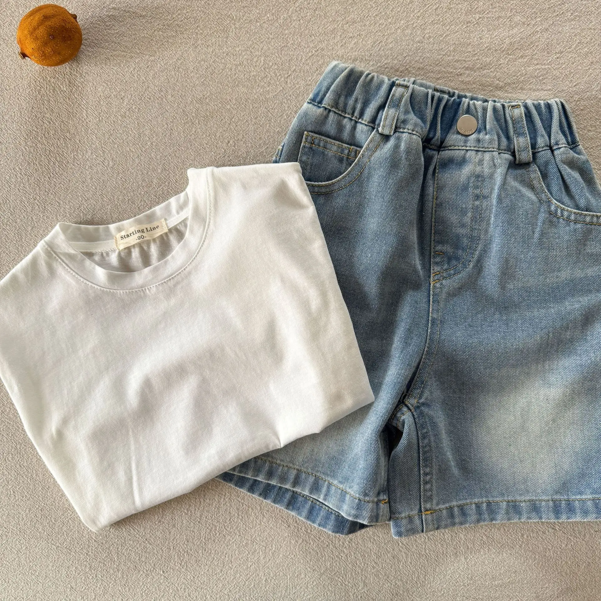 White Cotton Short Sleeve T-Shirt for Kids 2025 — feature 14