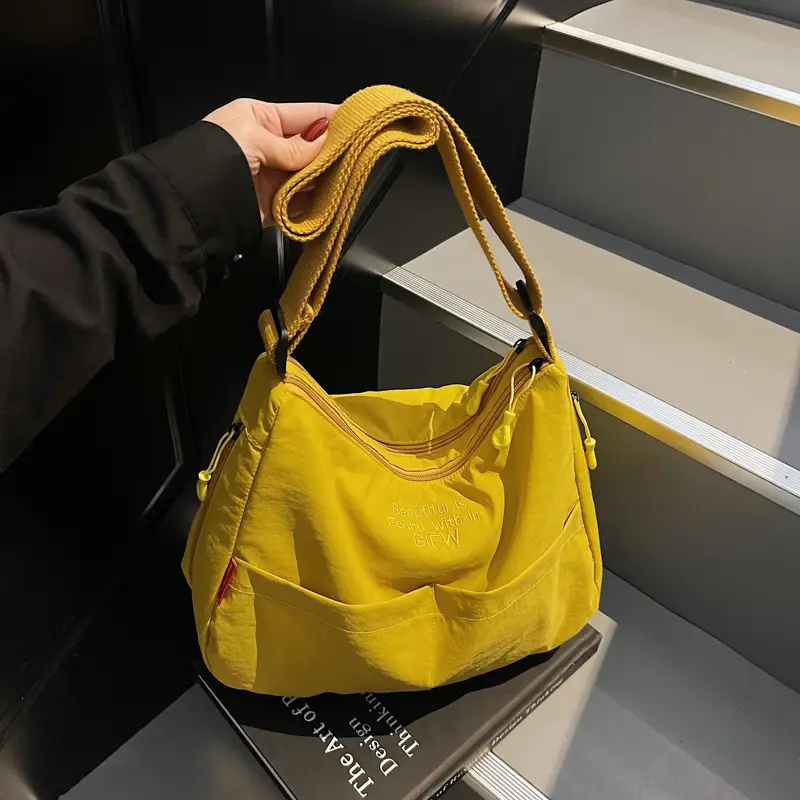 Green Minimalist Crossbody Bag for Women