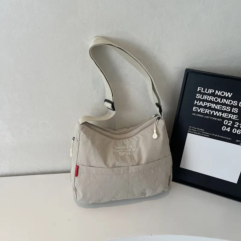 Green Minimalist Crossbody Bag for Women