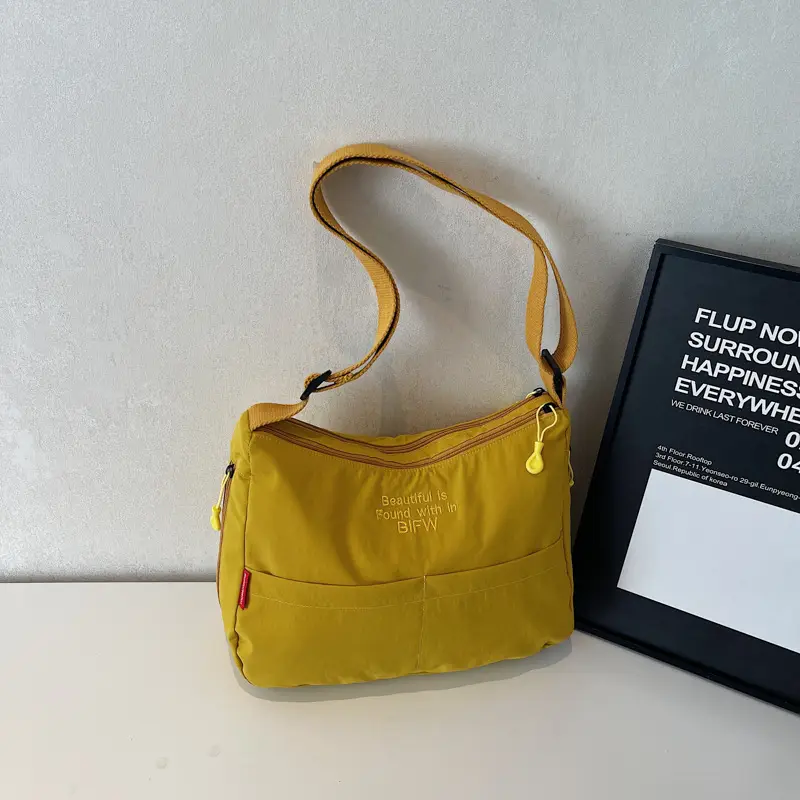 Green Minimalist Crossbody Bag for Women