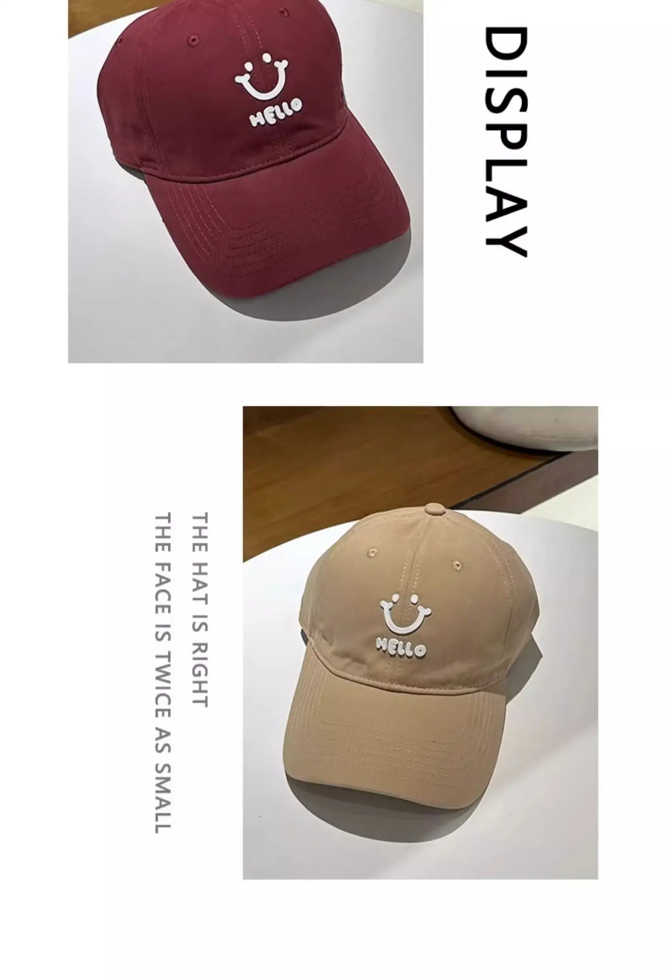 Women Purple Hello Face Baseball Cap 2025 — feature 9