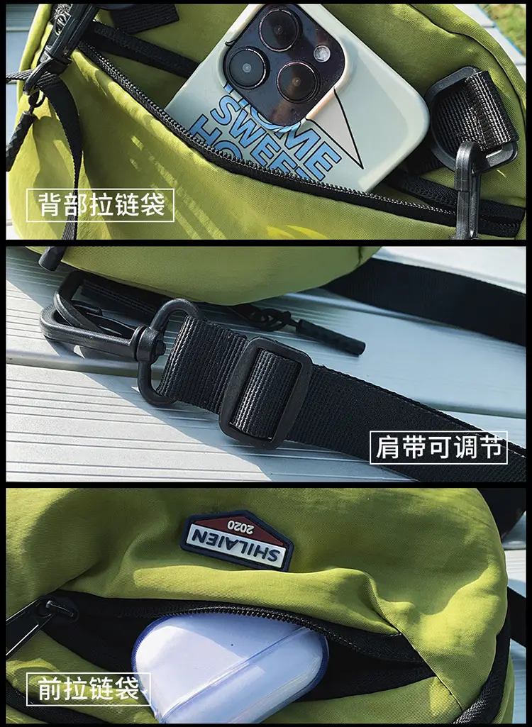 Women's Yellow Crossbody Bag 2025 Lightweight Casual Sports — feature 5