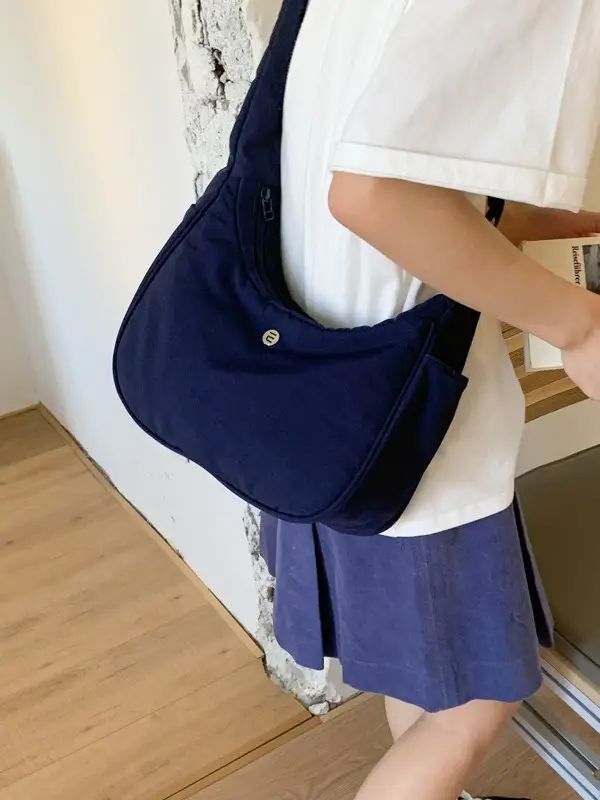 Women's Creamy Cloth Shoulder Bag 2025 New