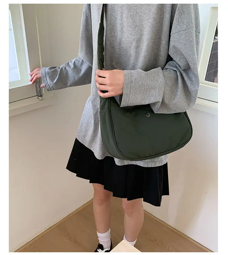 Women's Creamy Cloth Shoulder Bag 2025 New — feature 13