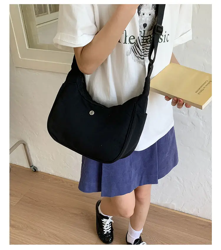 Women's Creamy Cloth Shoulder Bag 2025 New — feature 16