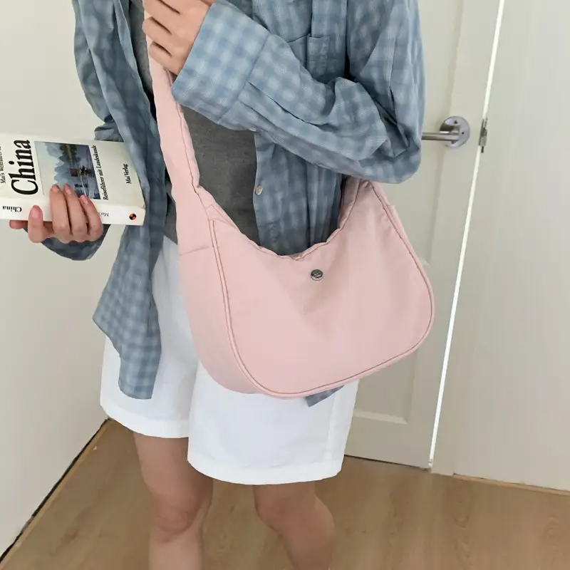Women's Creamy Cloth Shoulder Bag 2025 New