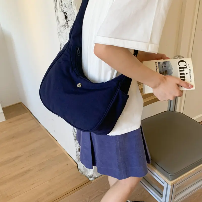Women's Creamy Cloth Shoulder Bag 2025 New