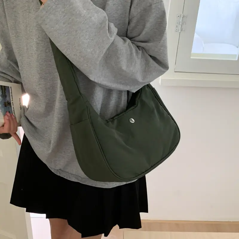 Women's Creamy Cloth Shoulder Bag 2025 New