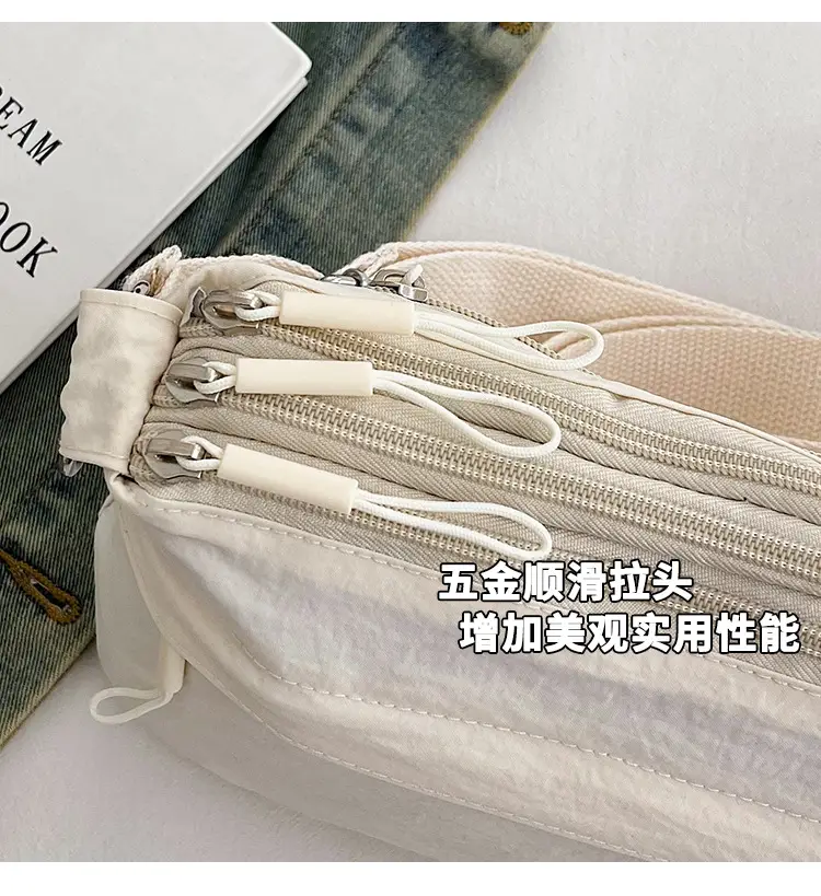 Women's Multi-Compartment Crossbody Bag Yellow Water-Repellent — feature 10